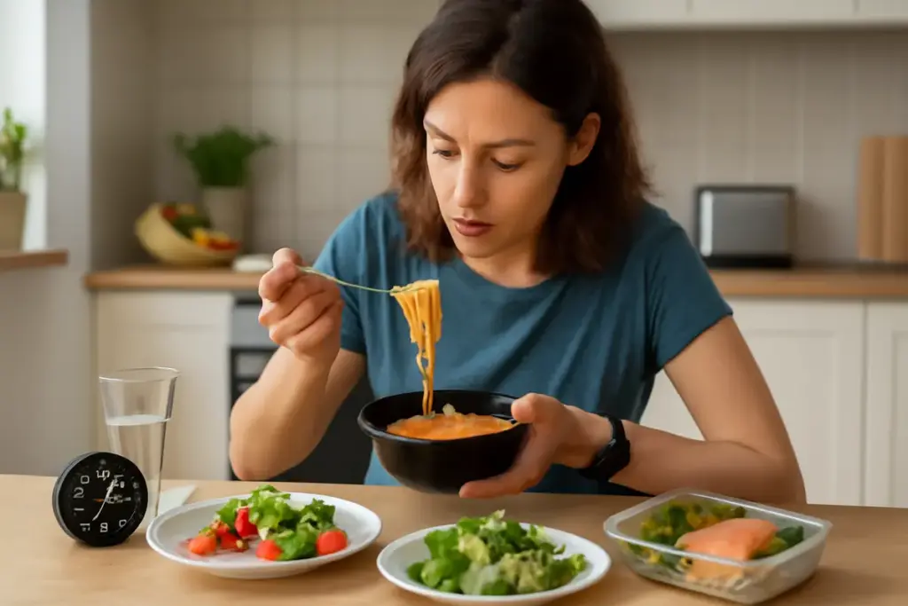 Cosa mangiare quando il tempo per cucinare è poco? Piatti rapidi che non fanno rinunciare alla salute