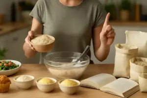 Come usare le farine alternative nelle ricette sane? Il vantaggio per chi desidera cambiare senza errori