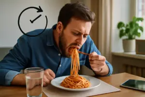 Mangiare troppo velocemente: i rischi sottovalutati e i metodi per migliorare la consapevolezza a tavola